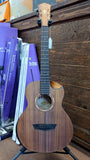 Used Washburn Comfort Series Scalloped Cutaway Koa Top Acoustic Guitar w/Bag