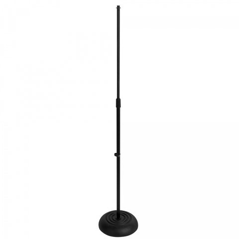 On Stage Round Base Microphone Stand, Black