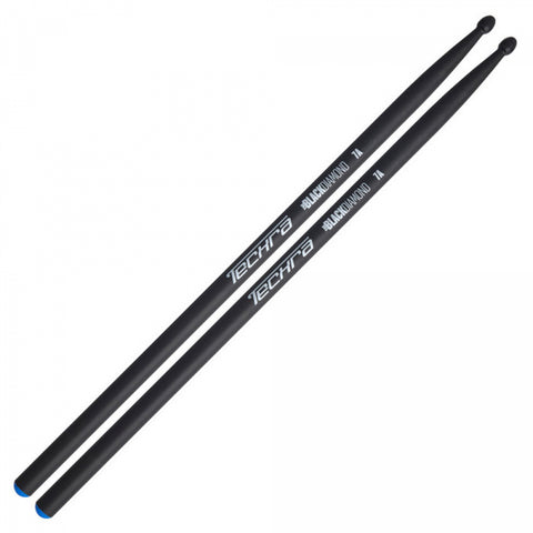 Techra Black Diamond Carbon Fiber Drumsticks, Various Sizes