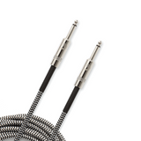 D'Addario Braided Instrument Cable, Grey, Various Lengths
