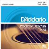 D'Addario Phosphor Bronze Acoustic String Sets