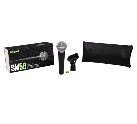 Shure SM58 Legendary Vocal Mic (With or Without Switch)